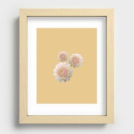 Dahlias Recessed Framed Print