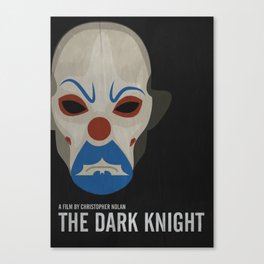 The Dark Knight - Minimalist Movie Poster Canvas Print