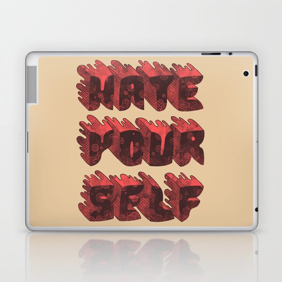 Hate Yourself Laptop & iPad Skin