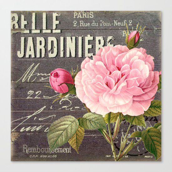 Vintage roses #1 Canvas Print
