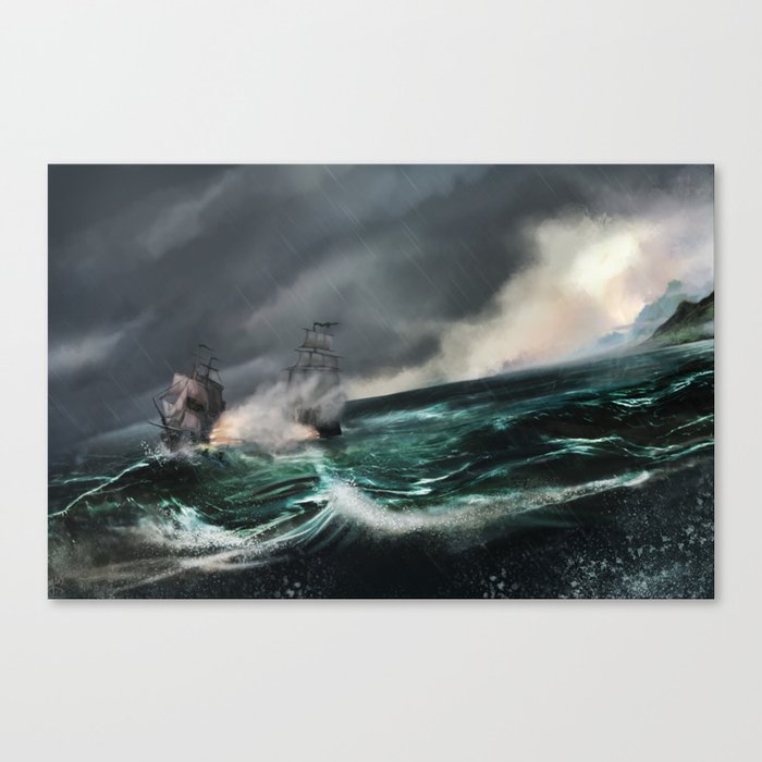 Pirate of the caribbean Canvas Print