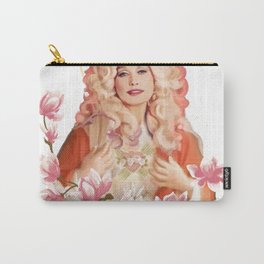 Dolly Patron Saint Carry-All Pouch | Saint, Vaccine, Floral, Heart, Digital, Love, Holy, Halo, Painting, Dolly 