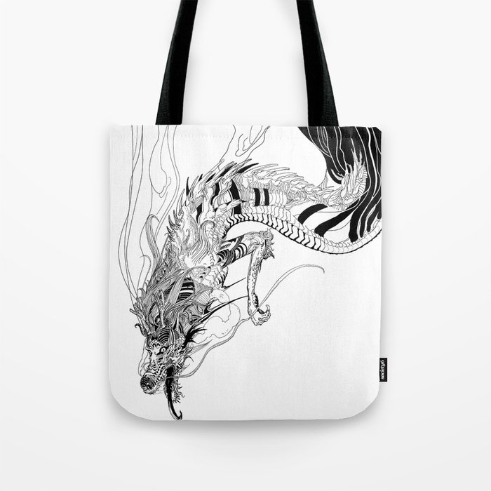 Falling dragon Tote Bag