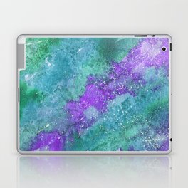 Galaxy - Purple & Green Laptop & iPad Skin