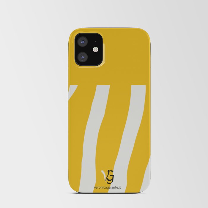 Pattern Zebra Yellow - veronicagalante.it iPhone Card Case