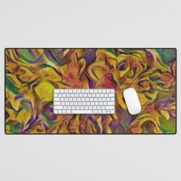 The Pineal Experience - multicolor rainbow abstract swirls  Desk Mat