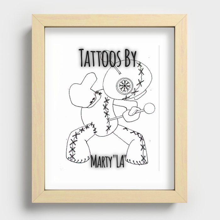 Tattoos By Recessed Framed Print
