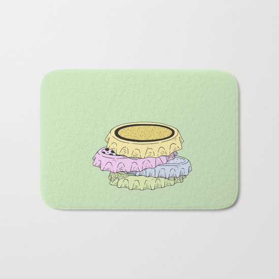 crown cap Bath Mat