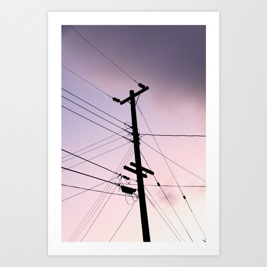 Lines Of Communication Art Print
