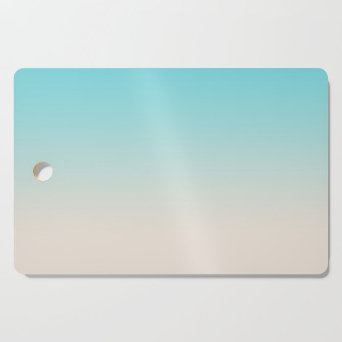 Ombre Digital Illustration Pastel Colors 2 Cutting Board By