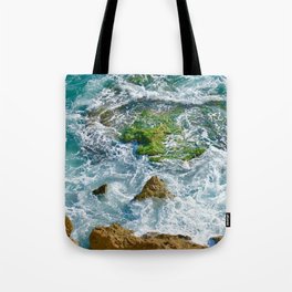 Sea and Wave Tote Bag | Colour, Photo, Blau, Welle, Sea, Meer, Digital, Color, Water, Blue 