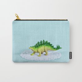 Doily Stegosaurus Carry-All Pouch