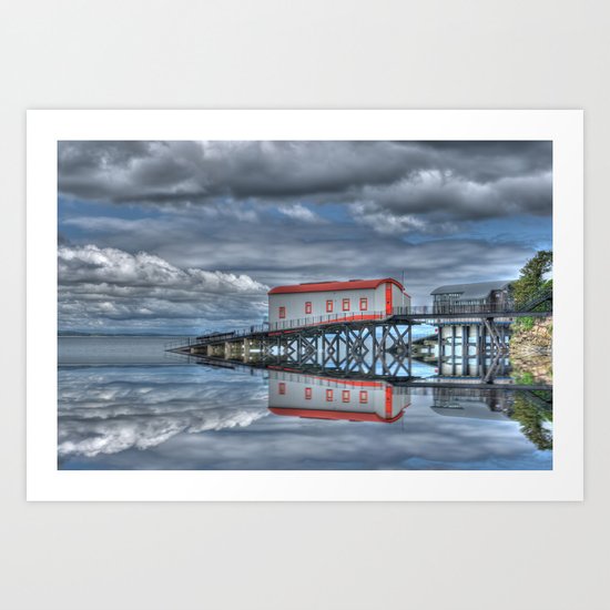 Reflections of Tenby 3 Art Print