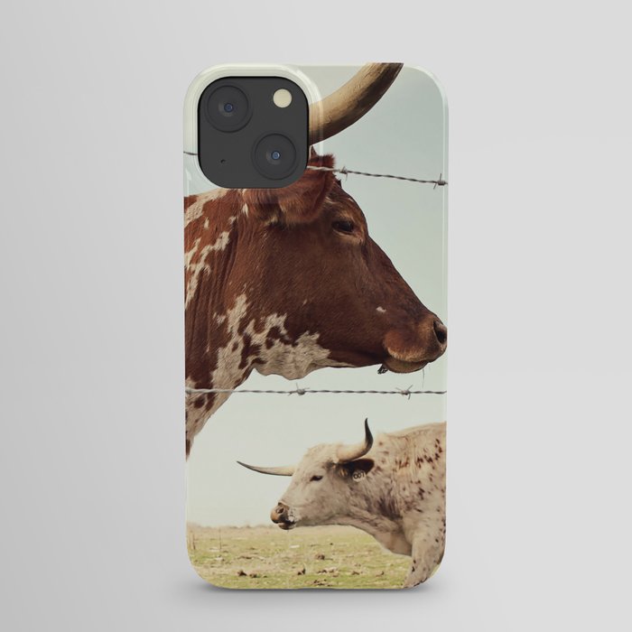 Texas Longhorn Cattle iPhone Case