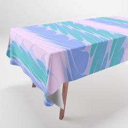 Abstraction_WAVE_OCEAN_BLUE_PURPLE_SURF_JOY_POP_ART_0720A Tablecloth