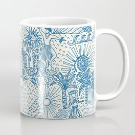 Hawaiian Toile Coffee Mug