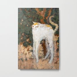 Pierre Bonnard - The White Cat / Le Chat Blanc Metal Print | Cat, Bonnard, Nabis, Painting, White Cat, Pierre Bonnard 