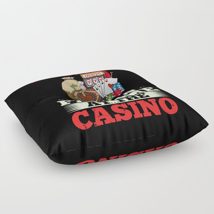 Casino Slot Machine Game Chips Card Player Floor Pillow