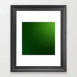 47 Green Gradient Background 220713 Minimalist Art Valourine Digital Design Framed Art Print