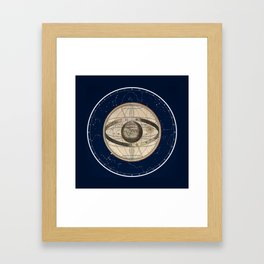 Circular astronomy Framed Art Print