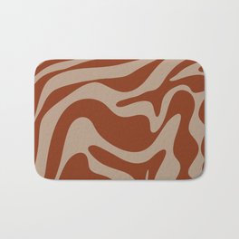 28 Abstract Liquid Swirly Shapes 220802 Valourine Digital Design  Bath Mat