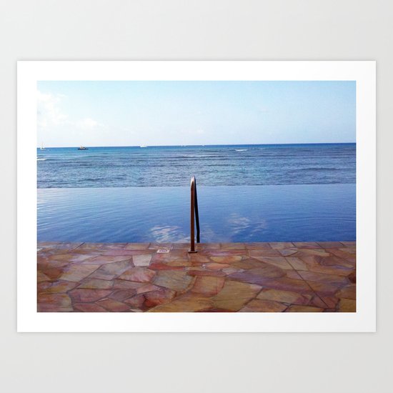 Infinity Pool Art Print
