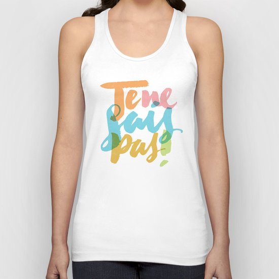 Je Ne Sais Pas Unisex Tank Top