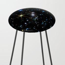 Galaxies of the Universe Teal Gold first images Counter Stool