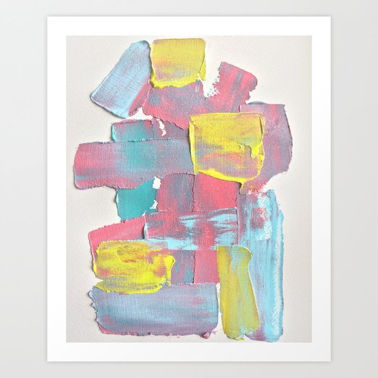 Abstract texture Art Print