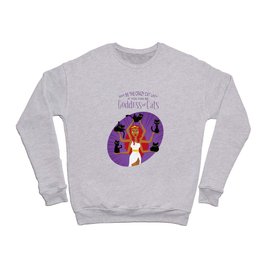 Goddess of Cats Crewneck Sweatshirt
