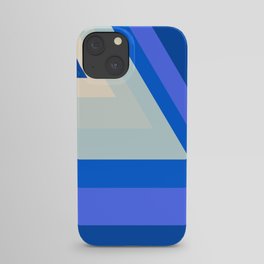 blue vector iPhone Case