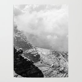 View of mountains in Yemen Poster