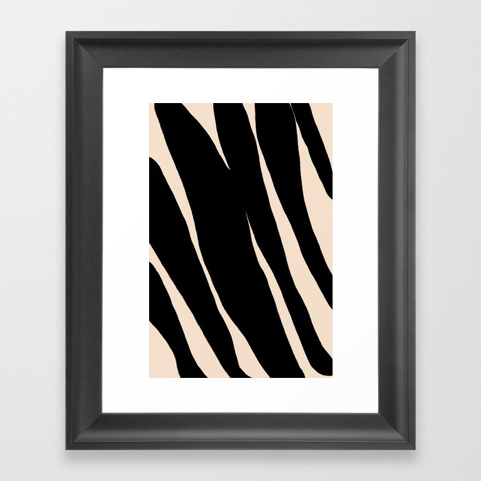 Zebra Framed Art Print