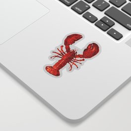 Watercolor Lobster #1 Sticker