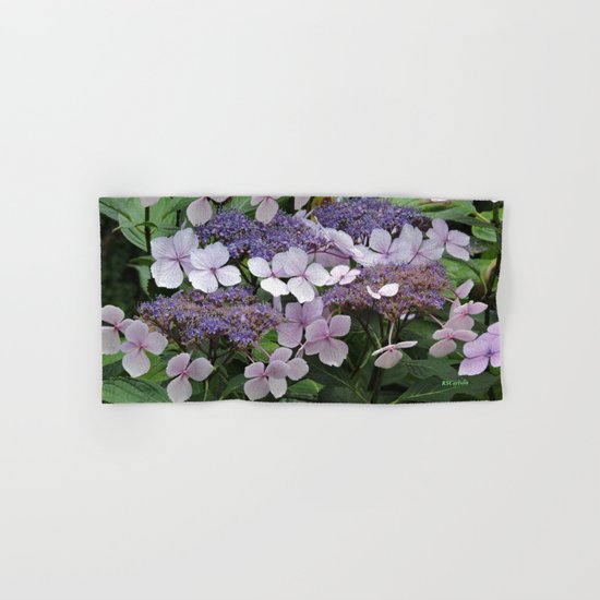 Hydrangea Violet Hues Hand & Bath Towel