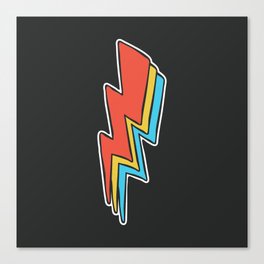 Rock Lightning Canvas Print