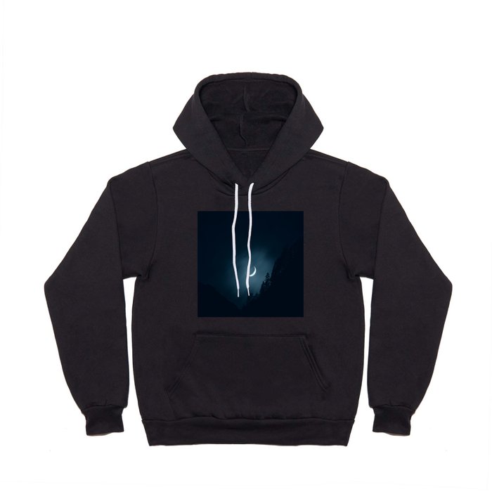 Moon View in the Forest Hoody