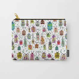 Colorful Watercolor Bugs Carry-All Pouch