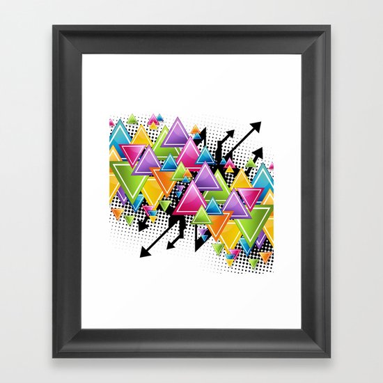 Vector Funk! Framed Art Print