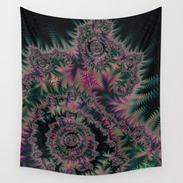 Funky Spiral Fractal Wall Tapestry
