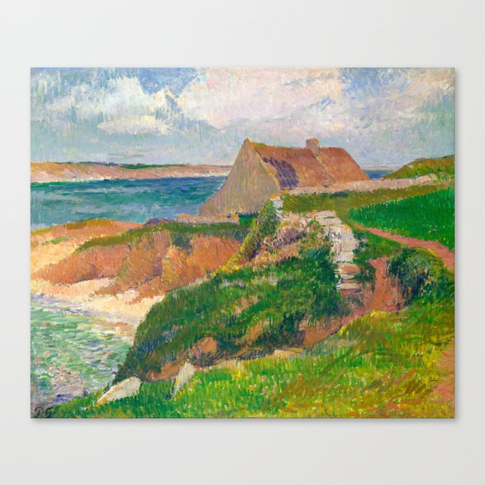 The Island of Raguenez, Brittany, 1890-1895 by Henri Moret Canvas Print