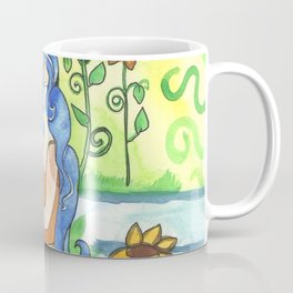 Sunflower Mermaid Coffee Mug