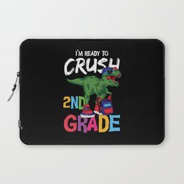 I'm Ready To Crush 2nd Grade Dinosaur Laptop Sleeve