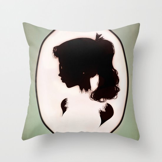 La Boudeuse Throw Pillow