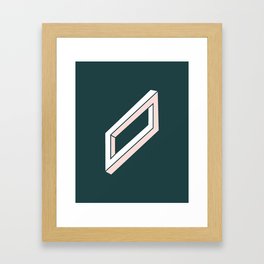Impossible Rectangle Framed Art Print