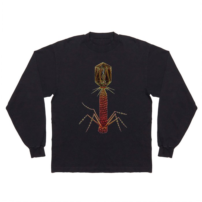 Bacteriophage Virus Long Sleeve T Shirt