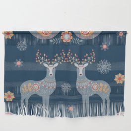 Nordic Winter Blue Wall Hanging