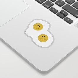 Smiley Eggs Sticker