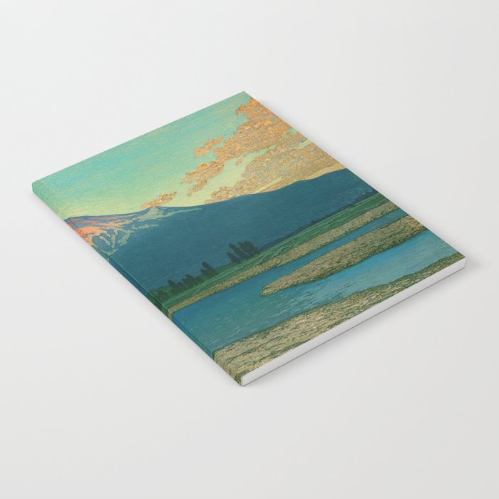 Mount Fuji Fujikawa by Kawase Hasui Notebook