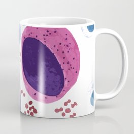 Blood cells inspired illustration Mug